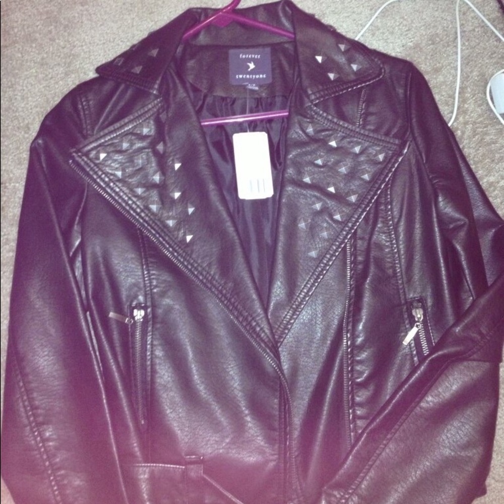 Motorcycle studded jacket
